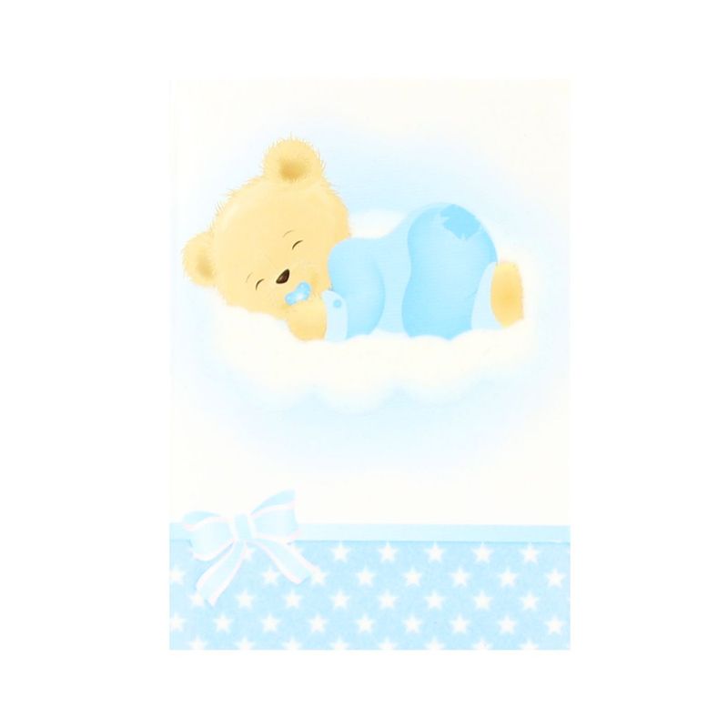 Market - Cadouri - Felicitari - Mini felicitare Blue Bear - Infinity.ro