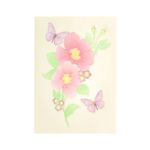 Market - Cadouri - Felicitari - Mini felicitare Graceful Flowers - Infinity.ro