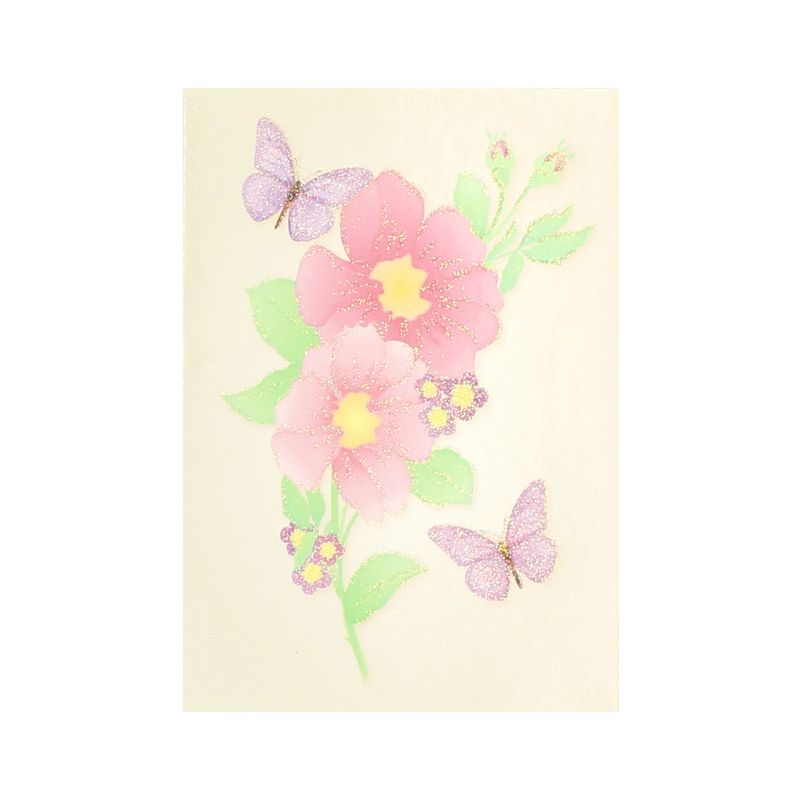 Market - Cadouri - Felicitari - Mini felicitare Graceful Flowers - Infinity.ro