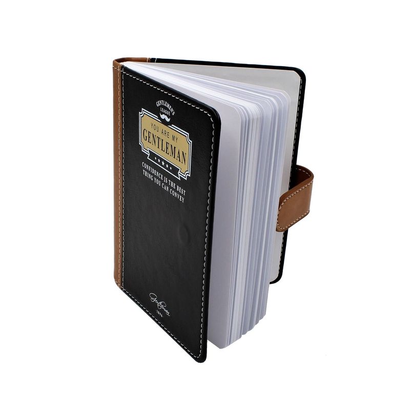 Carti si Birotica - Papetarie - Agende si calendare - Agende si carnete - Agenda colectia Gentleman's „Confidence is the..." - Infinity.ro