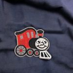 Casa si Gradina - Decoratiuni - DIY - Articole mercerie - Aplicatie brodata termoadeziva Crisalida, 6 x 7 cm, locomotiva Rosie - Infinity.ro