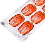 Casa si Gradina - Sanitare - Suporturi si accesorii baie - Accesorii baie - Set 6 carlige metalice autoadezive Crisalida, dimensiune 3,5 x 5,5 cm, Portocaliu auriu - Infinity.ro