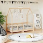 Casa si Gradina - Mobilier - Mobilier copii - Patuturi copii - Cadru de pat pentru copii, 70x140 cm, lemn masiv de pin - Infinity.ro