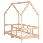 Casa si Gradina - Mobilier - Mobilier copii - Patuturi copii - Cadru de pat pentru copii, 70x140 cm, lemn masiv de pin - Infinity.ro