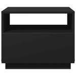 Casa si Gradina - Mobilier - Mese si birouri - Masute de cafea - Masuta de cafea cu lumini LED, negru, 50x49x40 cm - Infinity.ro