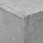 Casa si Gradina - Mobilier - Mese si birouri - Masute de cafea - Masuta de cafea cu lumini LED, gri beton, 90x50x40 cm - Infinity.ro