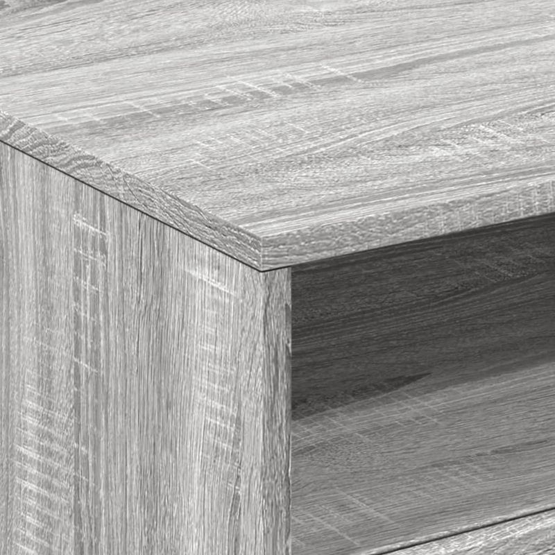 Casa si Gradina - Mobilier - Mese si birouri - Masute de cafea - Masuta de cafea cu lumini LED, gri sonoma, 50x49x40 cm - Infinity.ro