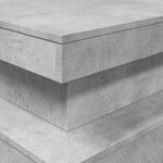 Casa si Gradina - Mobilier - Mese si birouri - Masute de cafea - Masuta de cafea cu lumini LED, gri beton, 90x50x40 cm - Infinity.ro