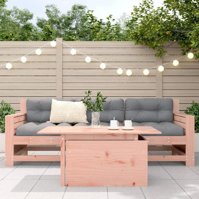 Casa si Gradina - Gradina si terasa - Mobilier exterior - Mese gradina - Masa de gradina, 100x50x75 cm, lemn masiv Douglas - Infinity.ro