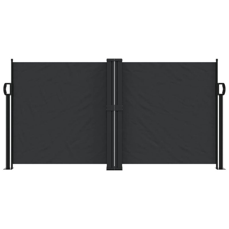 Casa si Gradina - Gradina si terasa - Umbrele si pavilioane - Umbrele - Copertina laterala retractabila, negru, 120x1200 cm - Infinity.ro