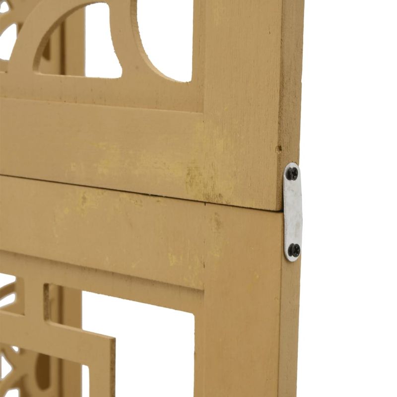 Casa si Gradina - Decoratiuni - Pereti despartitori si paravane - Paravan de camera cu 3 panouri, maro, lemn masiv paulownia - Infinity.ro