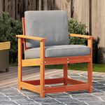 Casa si Gradina - Gradina si terasa - Mobilier exterior - Canapele si fotolii gradina - Scaun de gradina, maro ceruit, 62x55x77 cm, lemn masiv de pin - Infinity.ro