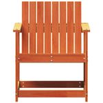 Casa si Gradina - Gradina si terasa - Mobilier exterior - Canapele si fotolii gradina - Scaun de gradina, maro ceruit, 62x55x77 cm, lemn masiv de pin - Infinity.ro