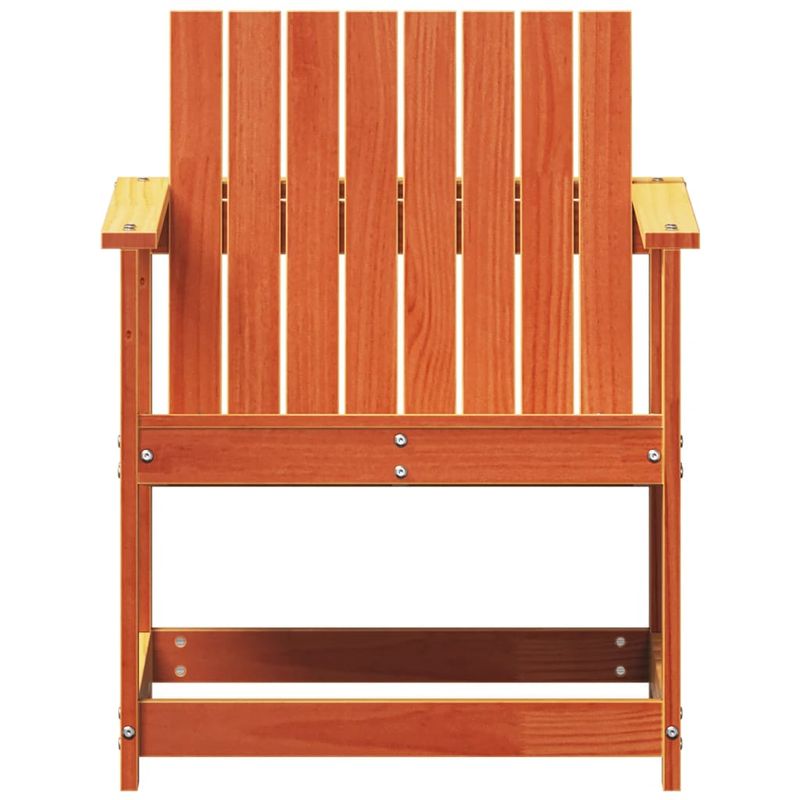 Casa si Gradina - Gradina si terasa - Mobilier exterior - Canapele si fotolii gradina - Scaun de gradina, maro ceruit, 62x55x77 cm, lemn masiv de pin - Infinity.ro