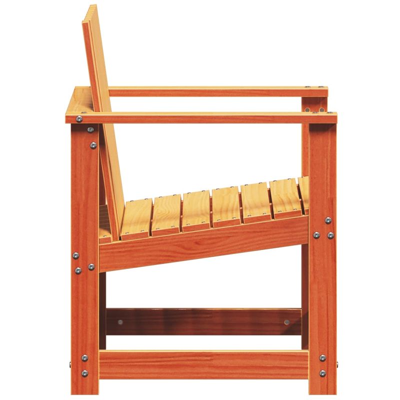 Casa si Gradina - Gradina si terasa - Mobilier exterior - Canapele si fotolii gradina - Scaun de gradina, maro ceruit, 62x55x77 cm, lemn masiv de pin - Infinity.ro