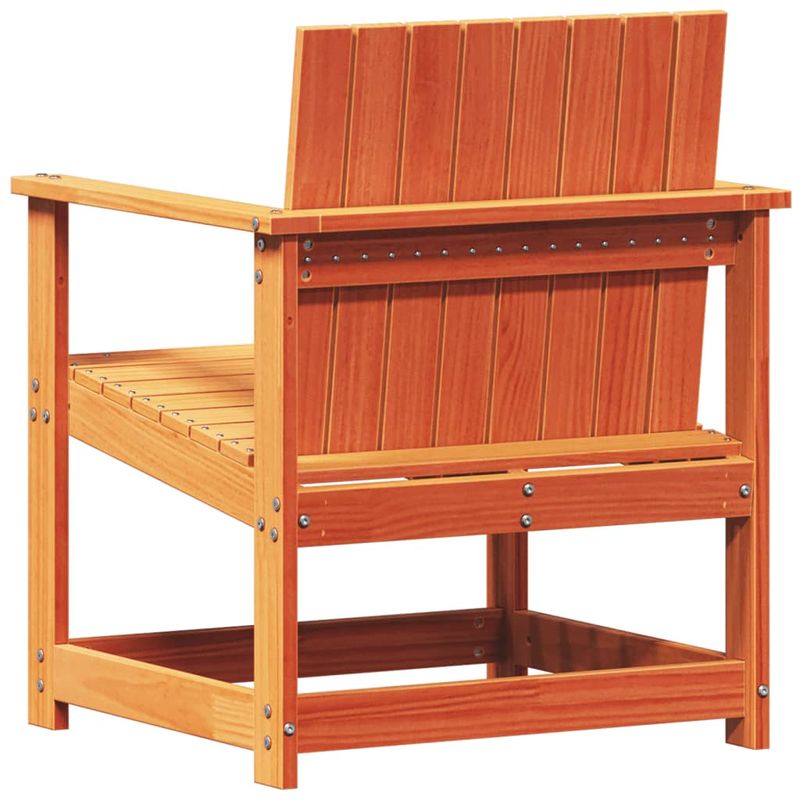 Casa si Gradina - Gradina si terasa - Mobilier exterior - Canapele si fotolii gradina - Scaun de gradina, maro ceruit, 62x55x77 cm, lemn masiv de pin - Infinity.ro