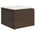 Casa si Gradina - Gradina si terasa - Mobilier exterior - Seturi mobila gradina - Set canapele de gradina cu perne, 10 piese, maro, poliratan - Infinity.ro