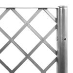 Casa si Gradina - Gradinarit si plante - Plante si ghivece - Ghivece si suporturi - Jardiniera de gradina cu spalier, gri deschis, 80x40x142 cm, PP - Infinity.ro