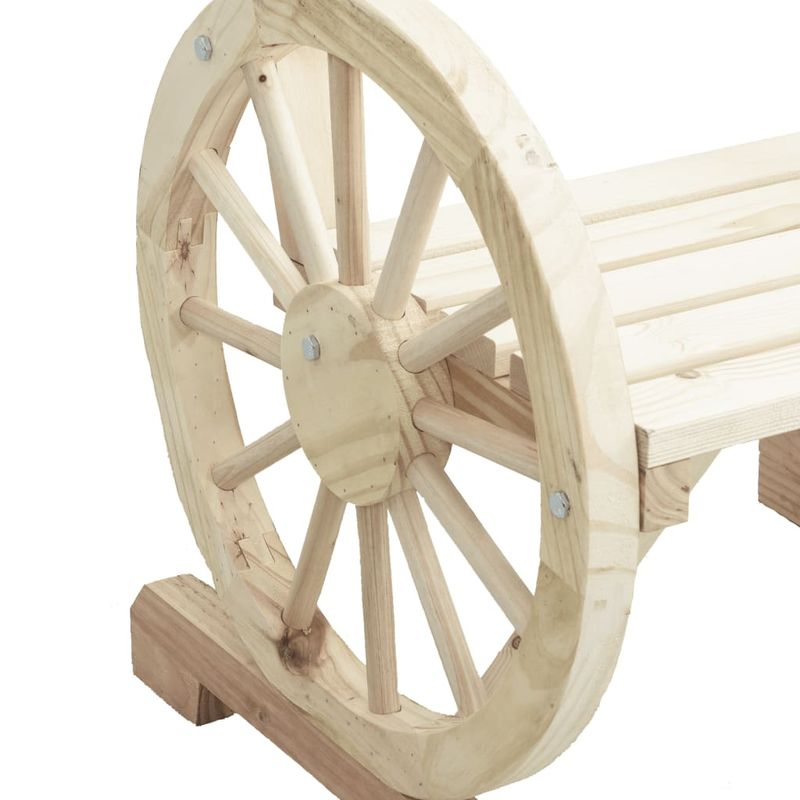 Casa si Gradina - Gradina si terasa - Mobilier exterior - Scaune si sezlonguri gradina - Scaune de gradina, 4 buc., lemn masiv de brad, maro - Infinity.ro