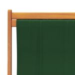 Casa si Gradina - Gradina si terasa - Mobilier exterior - Scaune si sezlonguri gradina - Scaune de plaja pliante, 2 buc., verde, material textil - Infinity.ro