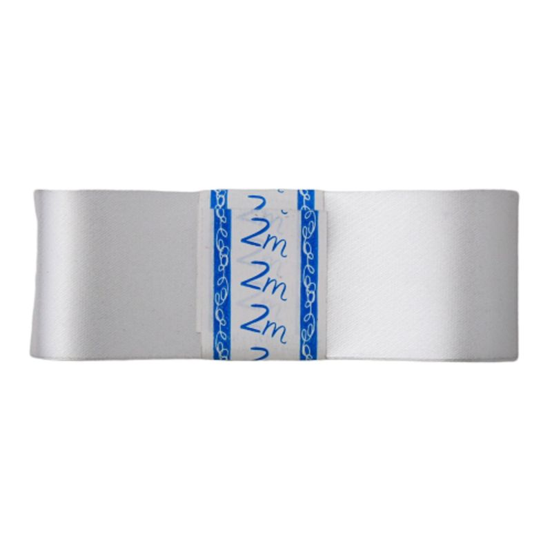 Market - Cadouri - Pungi cadou si accesorii - Panglica textila ALB 38mm x 2m - Infinity.ro