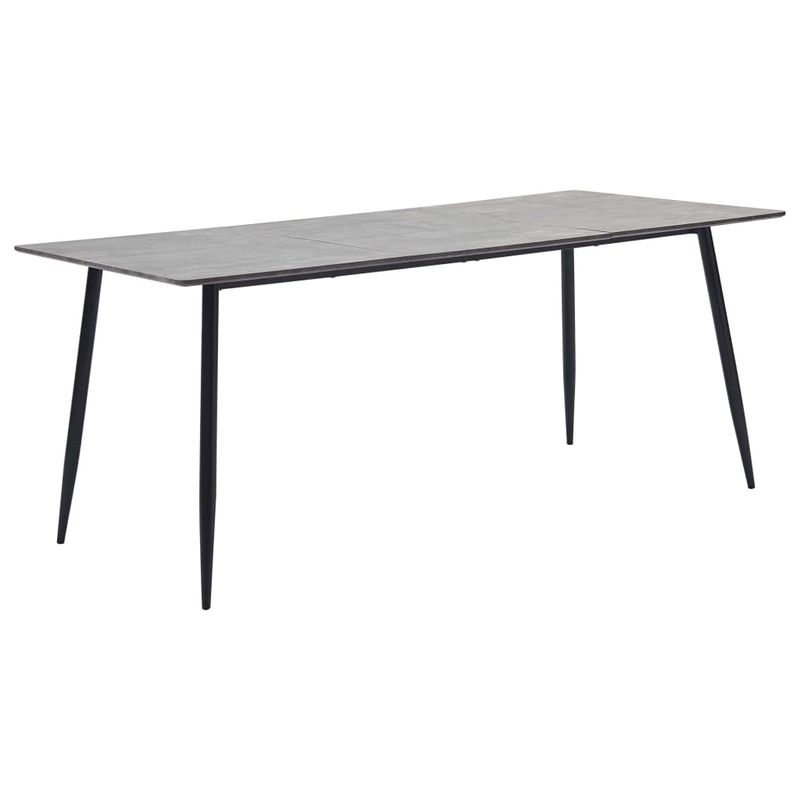 Casa si Gradina - Mobilier - Seturi de mobilier - Seturi mese si scaune - Set de masa, 7 piese, gri deschis, piele ecologica - Infinity.ro