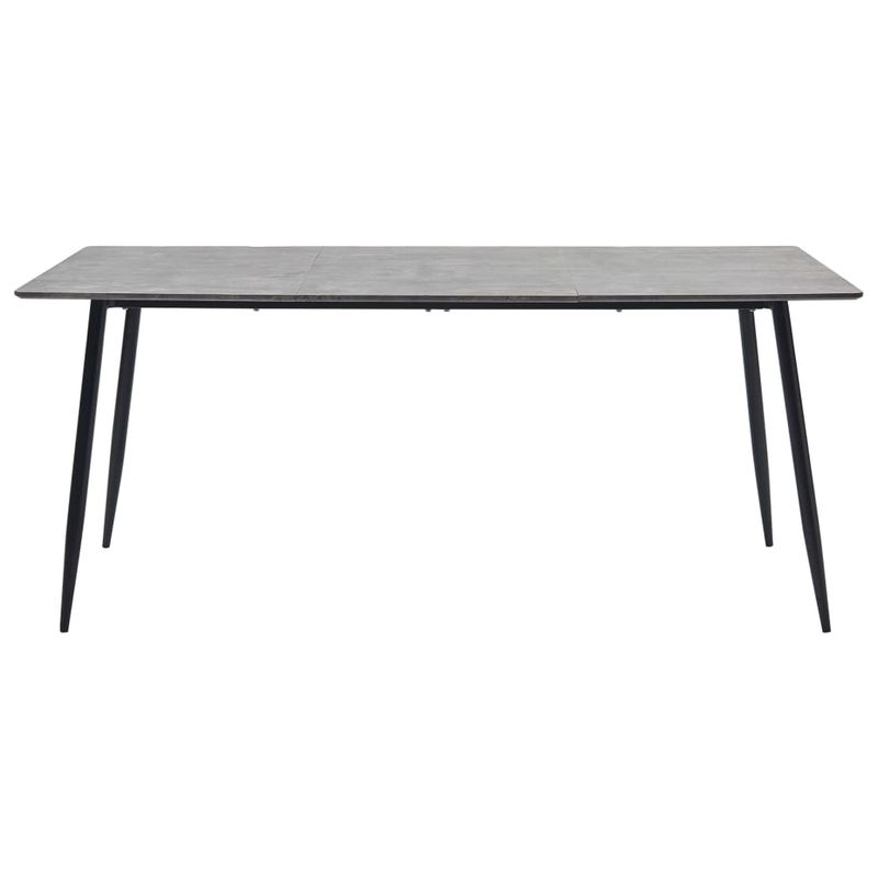 Casa si Gradina - Mobilier - Seturi de mobilier - Seturi mese si scaune - Set de masa, 7 piese, gri deschis, piele ecologica - Infinity.ro