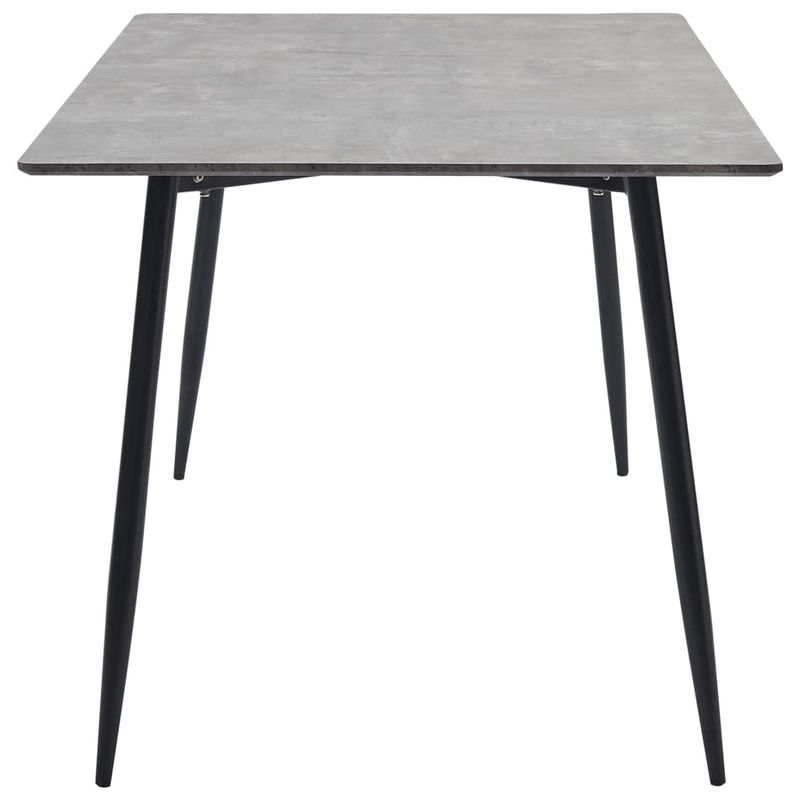 Casa si Gradina - Mobilier - Seturi de mobilier - Seturi mese si scaune - Set de masa, 7 piese, gri deschis, piele ecologica - Infinity.ro