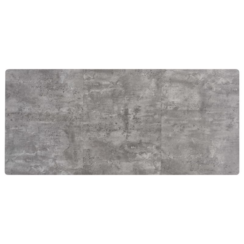 Casa si Gradina - Mobilier - Seturi de mobilier - Seturi mese si scaune - Set de masa, 7 piese, gri deschis, piele ecologica - Infinity.ro