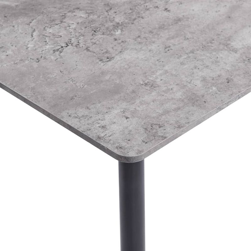 Casa si Gradina - Mobilier - Seturi de mobilier - Seturi mese si scaune - Set de masa, 7 piese, gri deschis, piele ecologica - Infinity.ro