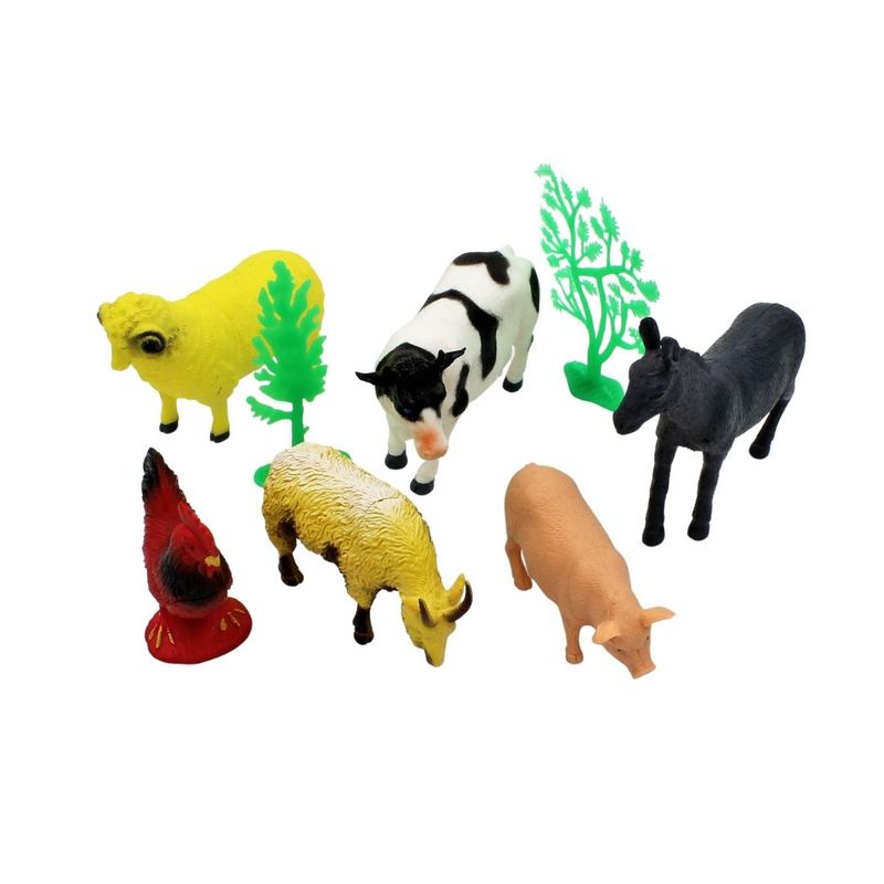 Jucarii, Copii si Bebe - Jucarii si jocuri - Jucarii & jocuri educative - Jocuri si jucarii educative - Set figurine jumbo 8 piese Farm - Infinity.ro