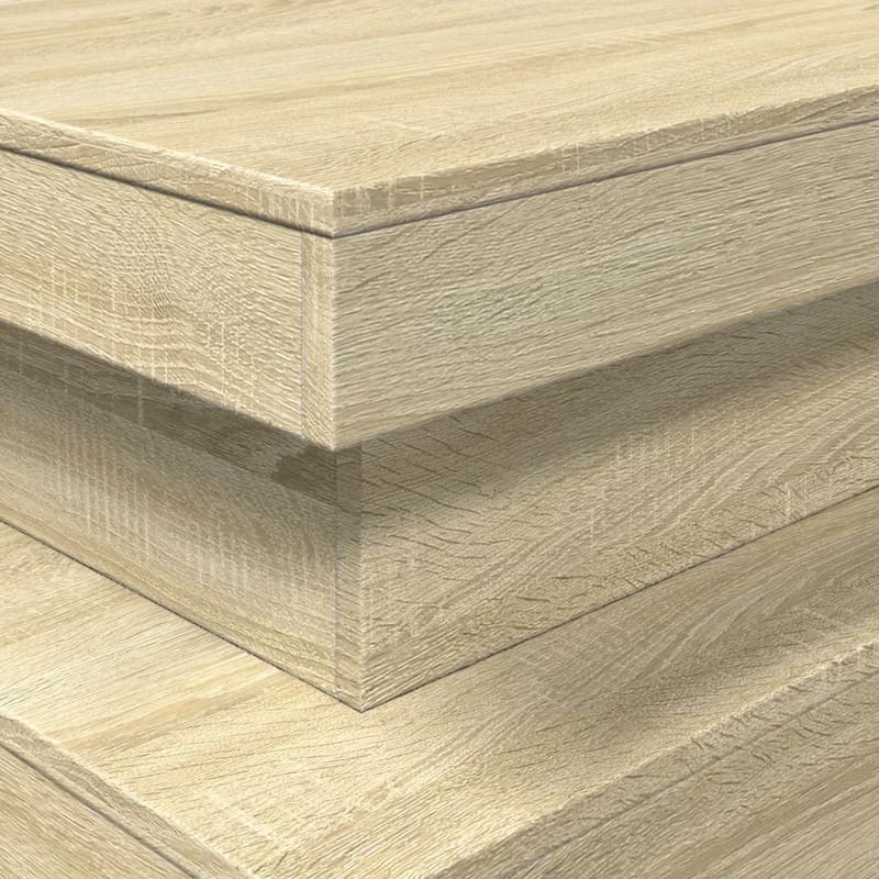 Casa si Gradina - Mobilier - Mese si birouri - Masute de cafea - Masuta de cafea cu lumini LED, stejar sonoma, 90x50x40 cm - Infinity.ro