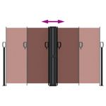 Casa si Gradina - Gradina si terasa - Umbrele si pavilioane - Umbrele - Copertina laterala retractabila, maro, 140x1200 cm - Infinity.ro