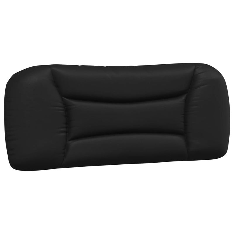 Casa si Gradina - Mobilier - Paturi si accesorii - Paturi - Cadru de pat cu LED, negru si alb, 100x200 cm, piele ecologica - Infinity.ro