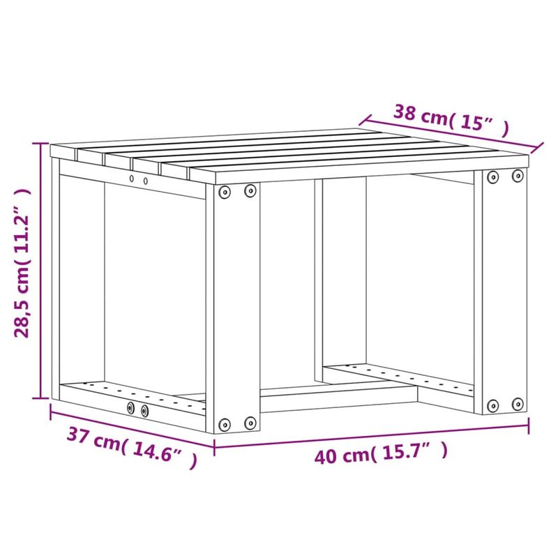 Casa si Gradina - Gradina si terasa - Mobilier exterior - Scaune si sezlonguri gradina - Set mobilier de gradina, 3 piese, lemn masiv de pin - Infinity.ro