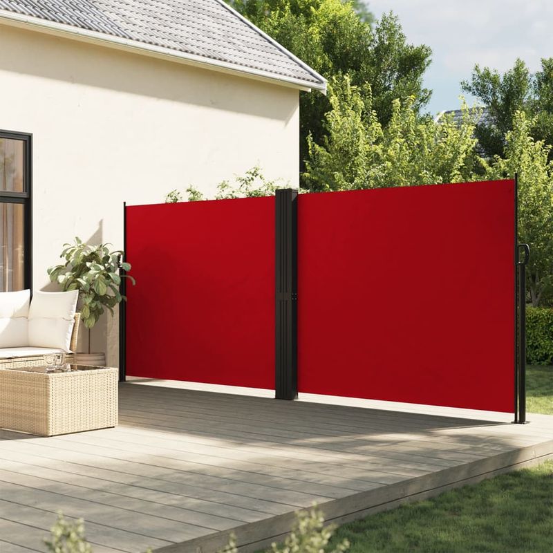 Casa si Gradina - Gradina si terasa - Umbrele si pavilioane - Umbrele - Copertina laterala retractabila, rosu, 180x1200 cm - Infinity.ro