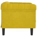 Casa si Gradina - Mobilier - Scaune si fotolii - Fotolii - Fotoliu canapea, galben, catifea - Infinity.ro