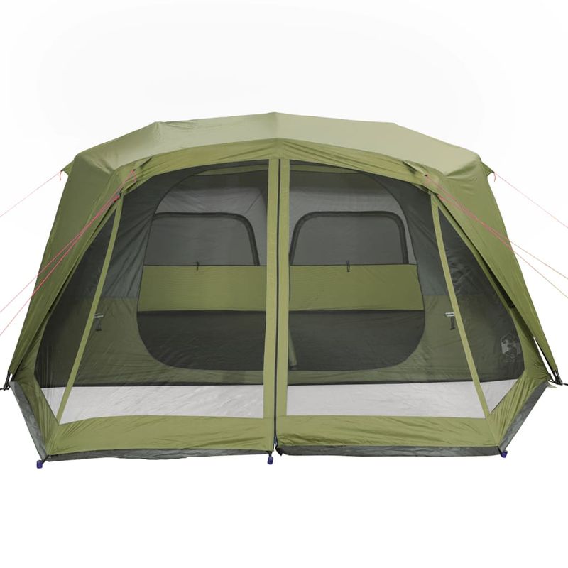 Sport si Outdoor - Camping - Corturi camping - Cort de camping pentru 10 persoane, verde, impermeabil - Infinity.ro