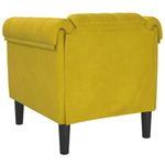 Casa si Gradina - Mobilier - Scaune si fotolii - Fotolii - Fotoliu canapea, galben, catifea - Infinity.ro