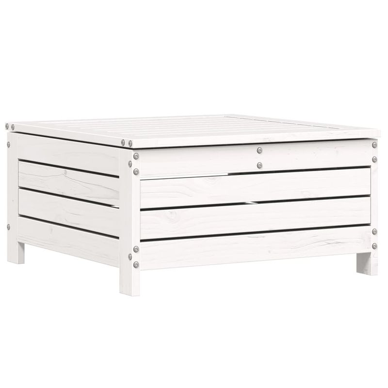 Casa si Gradina - Gradina si terasa - Mobilier exterior - Seturi mobila gradina - Set canapea de gradina, 8 piese, alb, lemn masiv de pin - Infinity.ro