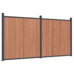 Casa si Gradina - Gradina si terasa - Garduri, panouri si accesorii - Panouri pentru gard, maro, 353x186 cm, WPC - Infinity.ro
