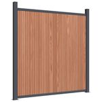 Casa si Gradina - Gradina si terasa - Garduri, panouri si accesorii - Panouri pentru gard, maro, 353x186 cm, WPC - Infinity.ro