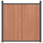 Casa si Gradina - Gradina si terasa - Garduri, panouri si accesorii - Panouri pentru gard, maro, 353x186 cm, WPC - Infinity.ro
