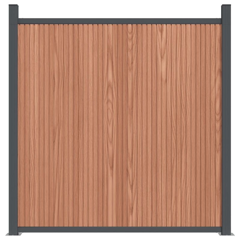Casa si Gradina - Gradina si terasa - Garduri, panouri si accesorii - Panouri pentru gard, maro, 353x186 cm, WPC - Infinity.ro