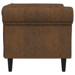 Casa si Gradina - Mobilier - Scaune si fotolii - Fotolii - Fotoliu Chesterfield, maro, material textil - Infinity.ro