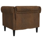 Casa si Gradina - Mobilier - Scaune si fotolii - Fotolii - Fotoliu Chesterfield, maro, material textil - Infinity.ro