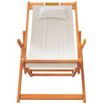 Casa si Gradina - Gradina si terasa - Mobilier exterior - Scaune si sezlonguri gradina - Scaune de plaja pliante, 2 buc., crem, material textil - Infinity.ro