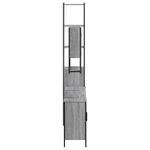 Casa si Gradina - Mobilier - Seturi de mobilier - Seturi baie - Set mobilier de baie, 4 piese, gri sonoma, lemn prelucrat - Infinity.ro
