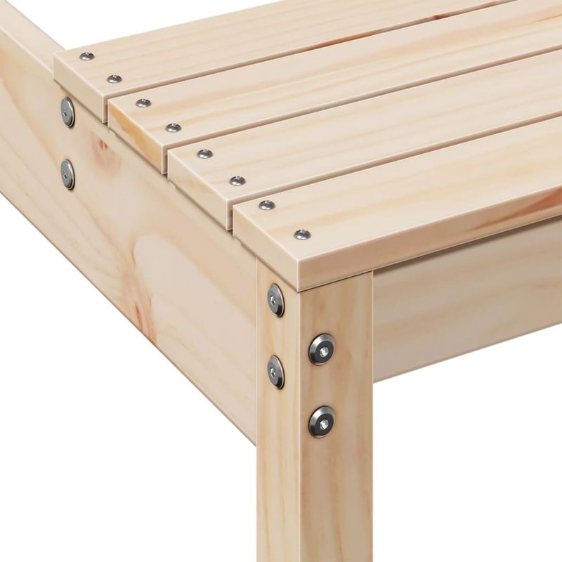 Casa si Gradina - Gradina si terasa - Mobilier exterior - Mese gradina - Masa de picnic, 160x134x75 cm, lemn masiv de pin - Infinity.ro
