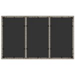Casa si Gradina - Gradina si terasa - Mobilier exterior - Mese gradina - Masa gradina blat din sticla gri deschis 150x90x75 cm poliratan - Infinity.ro